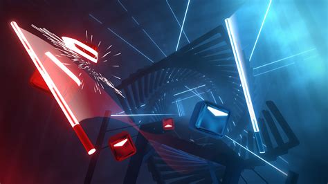 Beat Saber! A Rhythmic Journey Through Neon Landscapes