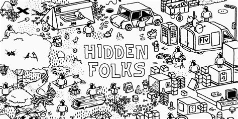 Have You Heard of Hidden Folks? Quirky Illustrations Meet Intriguing Puzzles!